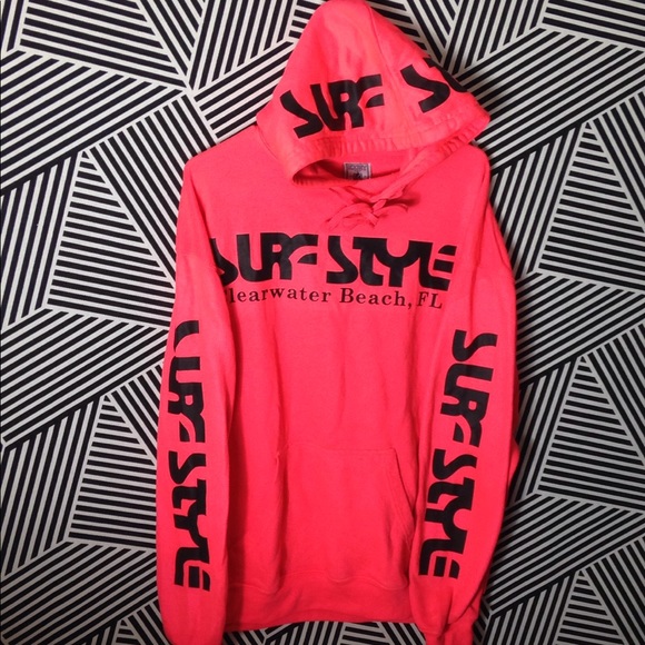 Exist Other - Vintage Surf Style Pullover Hoodie Sweatshirt